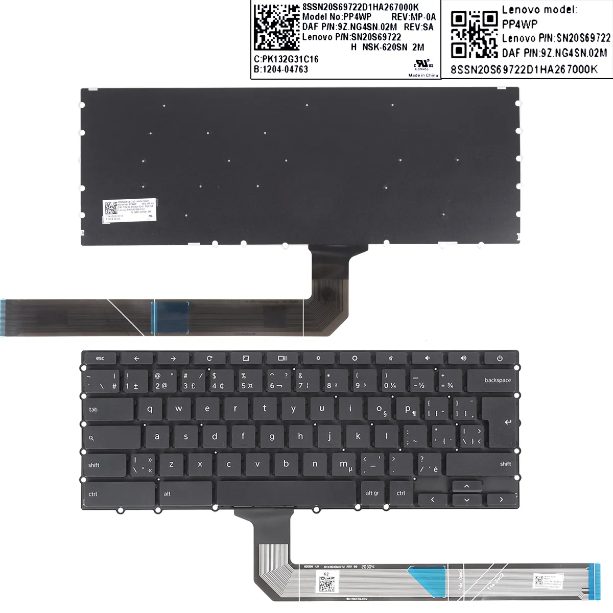 Picture of Lenovo Yoga Chromebook C630 BLACK(Withou Backlit,win8)